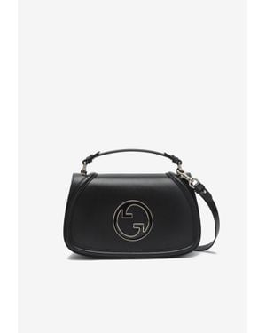 Gucci Medium Blondie Leather Crossbody Bag - Black