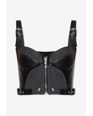 Versace Cropped Top - Black