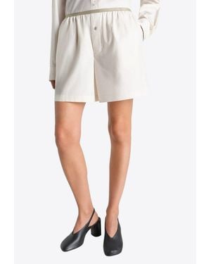 Lemaire Relaxed Boxer Shorts - White