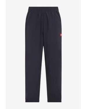 The North Face Tnf Box Logo Side-Zip Track Pants - Blue