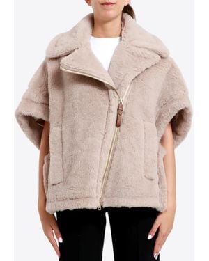 【関税＆送料込み】Max Mara Newmant Biker Jacket Cape In Wo Weekend Max Mara - Marat lambskin jacket black - The Corner