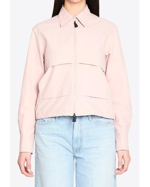 Moncler Froissé Technical Jacket - Blue