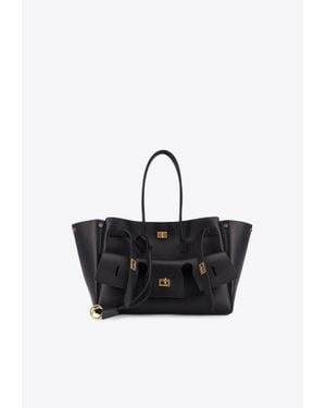 Balenciaga Medium Bel Air Tote Bag - Black