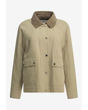 Brunello Cucinelli Field Linen Jacket - Natural