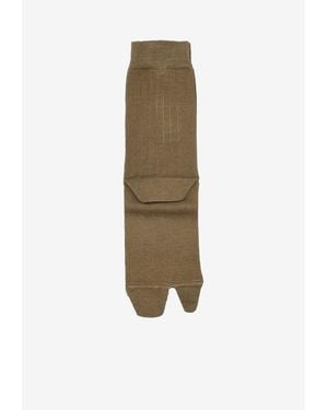 Maison Margiela Tabi Toe Socks - Natural