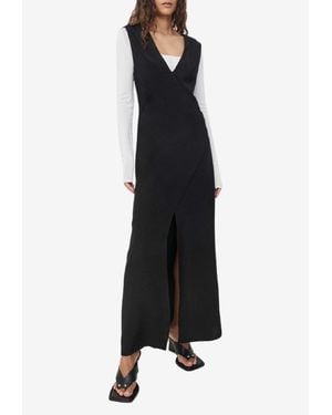 Paris Georgia Basics Elemental Bettina Silk Maxi Dress - Black