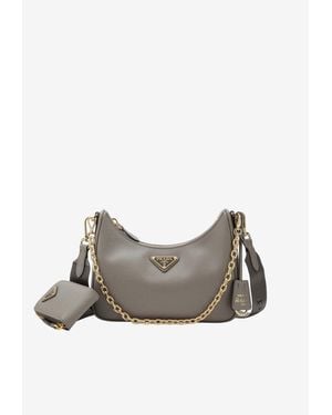 Prada Re-Edition 2005 Shoulder Bag - Gray