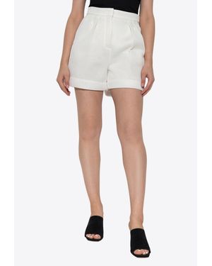 Max Mara Avena Tailored Shorts - White