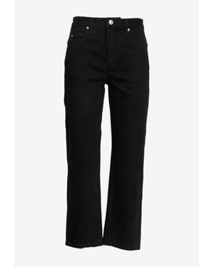 Isabel Marant Dakota Straight-Leg Jeans - Black