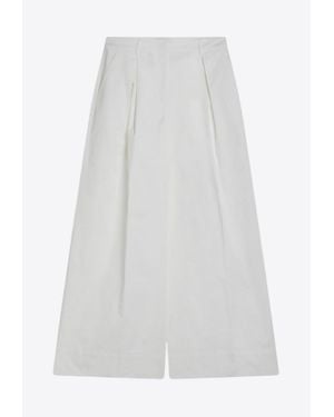 THE GARMENT Wide-Leg Palazzo Pants - White