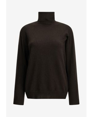 Brunello Cucinelli Cashmere Turtleneck Sweater - Black