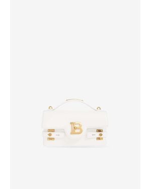 Balmain B-Buzz 24 Top Handle Bag - White