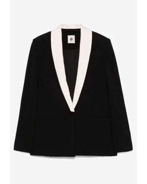 THE GARMENT Chloe Single-Breasted Blazer - Black
