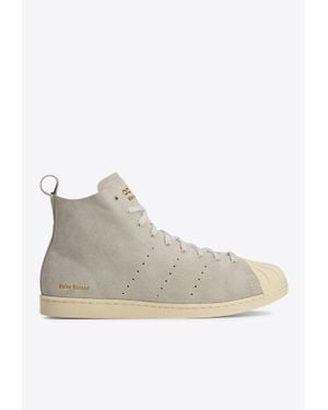 adidas Originals X Wales Bonner Superstar High-Top Sneakers - White