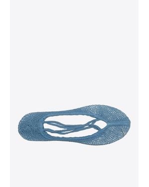 Antipast Fishnet Short Socks - Blue