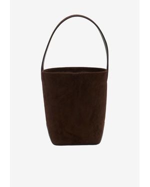 The Row Small N/S Park Tote Edge Bag - White