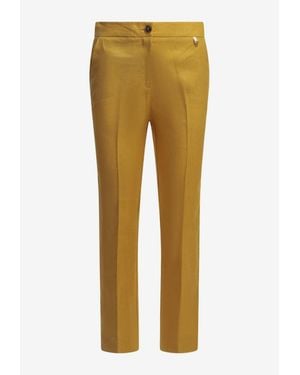 Herno Buttoned Tailored Pants - Natural