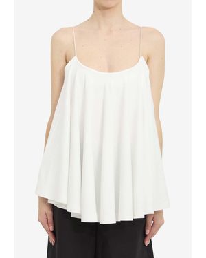 Jacquemus Voile Strappy Top - White