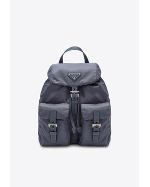 Prada Small Re-Edition 1978 Backpack - Blue