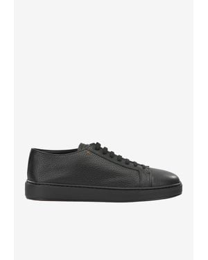 Santoni Dumps Low-Top Sneakers - Black