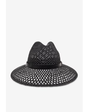 Max Mara Marocco Paper Yarn Hat - Black