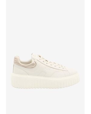 Hogan H-Stripes Trainers - Natural