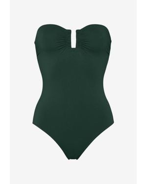 Eres Cassiopee Strapless One-Piece Swimsuit - Green