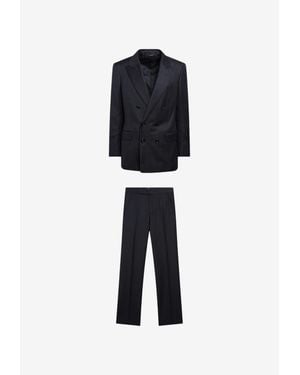 Tom Ford Double-Breasted Wool Suit - Blue