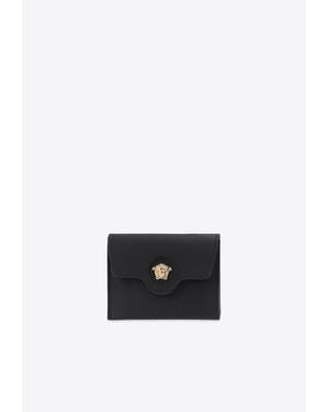 Versace La Medusa Leather Cardholder - White