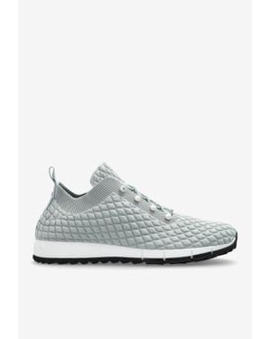 Jimmy Choo Veles Lace-Up Sneakers - White