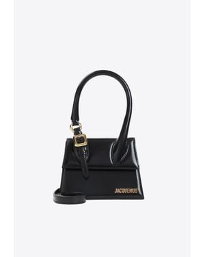 Jacquemus Le Chiquito Moyen Boucle Top Handle Bag - Black