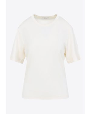 Lemaire Crewneck Short-Sleeved T-Shirt - White
