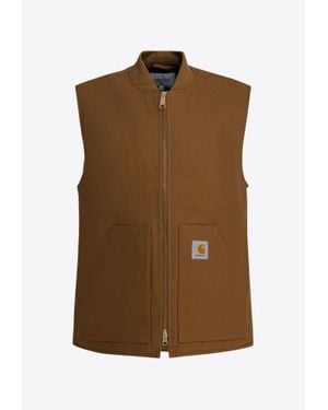 Carhartt Classic Zip-Up Vest - Brown