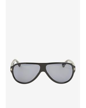 Tom Ford Samuele Aviator Sunglasses - Gray
