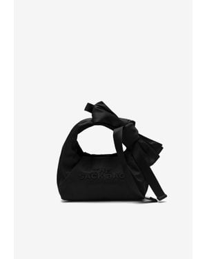 Marc Jacobs Mini Bow Nylon Sack Bag - Black