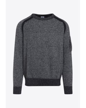 C.P. Company Pullover Knitted Sweater - Gray