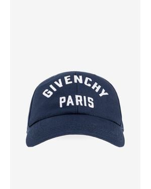 Givenchy Embroidered Logo Cap - Blue