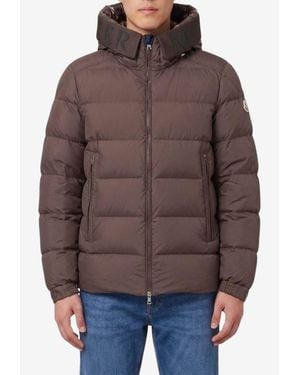 Moncler Orvelle Midi Down Jacket - Brown