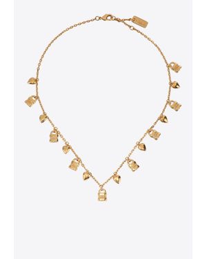 Chloé Paddington Charm Necklace - White