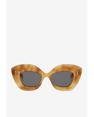 Loewe Retro Cat-Eye Sunglasses - Gray