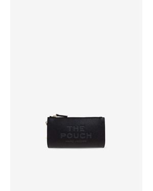 Marc Jacobs Leather Zip Pouch - White