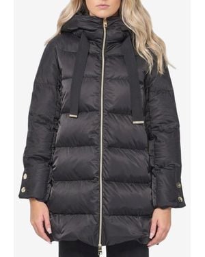 Herno A-Shape Padded Down Jacket - Black