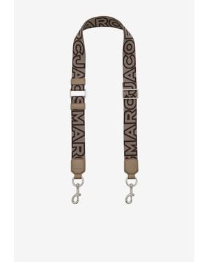 Marc Jacobs Outline Logo Webbing Bag Strap - White