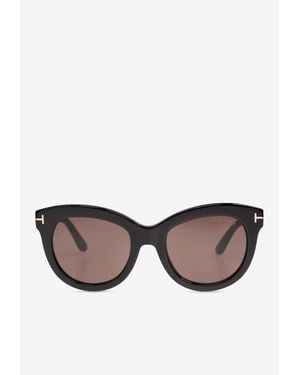 Tom Ford Odette Butterfly Sunglasses - Natural