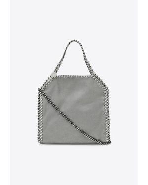 Stella McCartney Mini Falabella Faux Leather Tote Bag - Grey