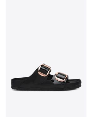 Birkenstock Arizona Big Buckle Slides - Black