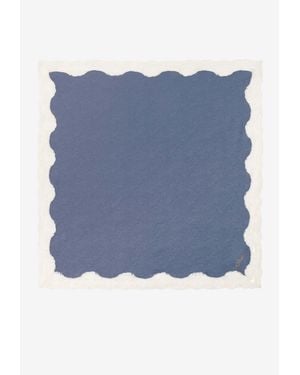 Chloé Poetic Square Scarf - Blue