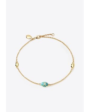 Faberge Heritage 18-Karat Chain Bracelet With Diamond - White