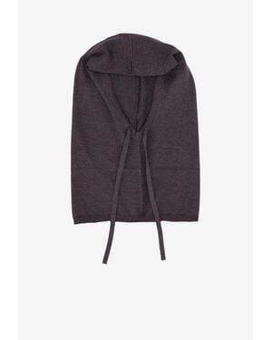 P.A.R.O.S.H. Lime Wool-Blend Balaclava - Blue