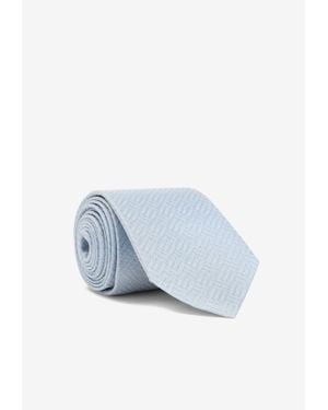 Gucci Lit Silk Tie - Blue